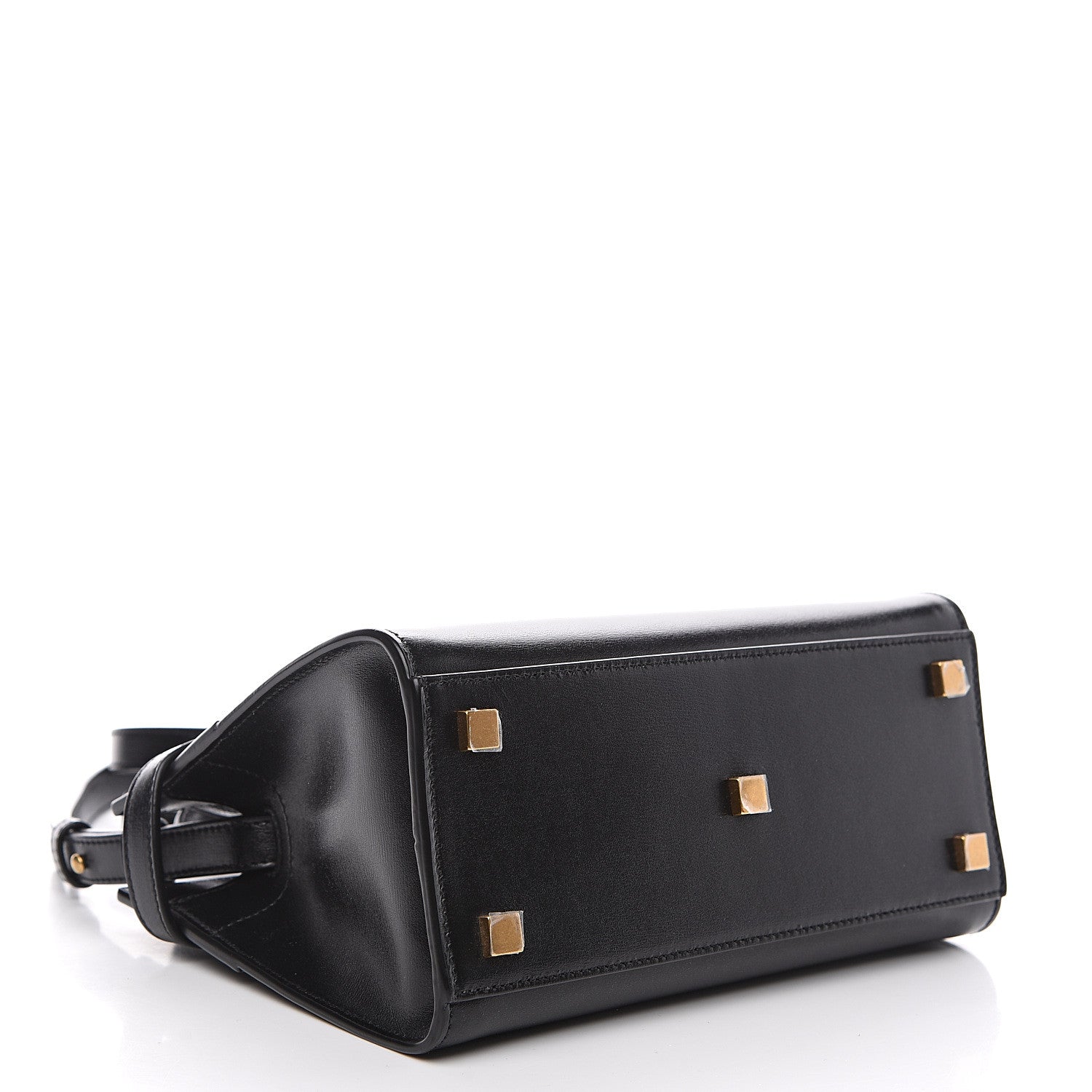 Saint Laurent Smooth Calfskin Manhattan Nano Shopper Tote Black 3 of 7