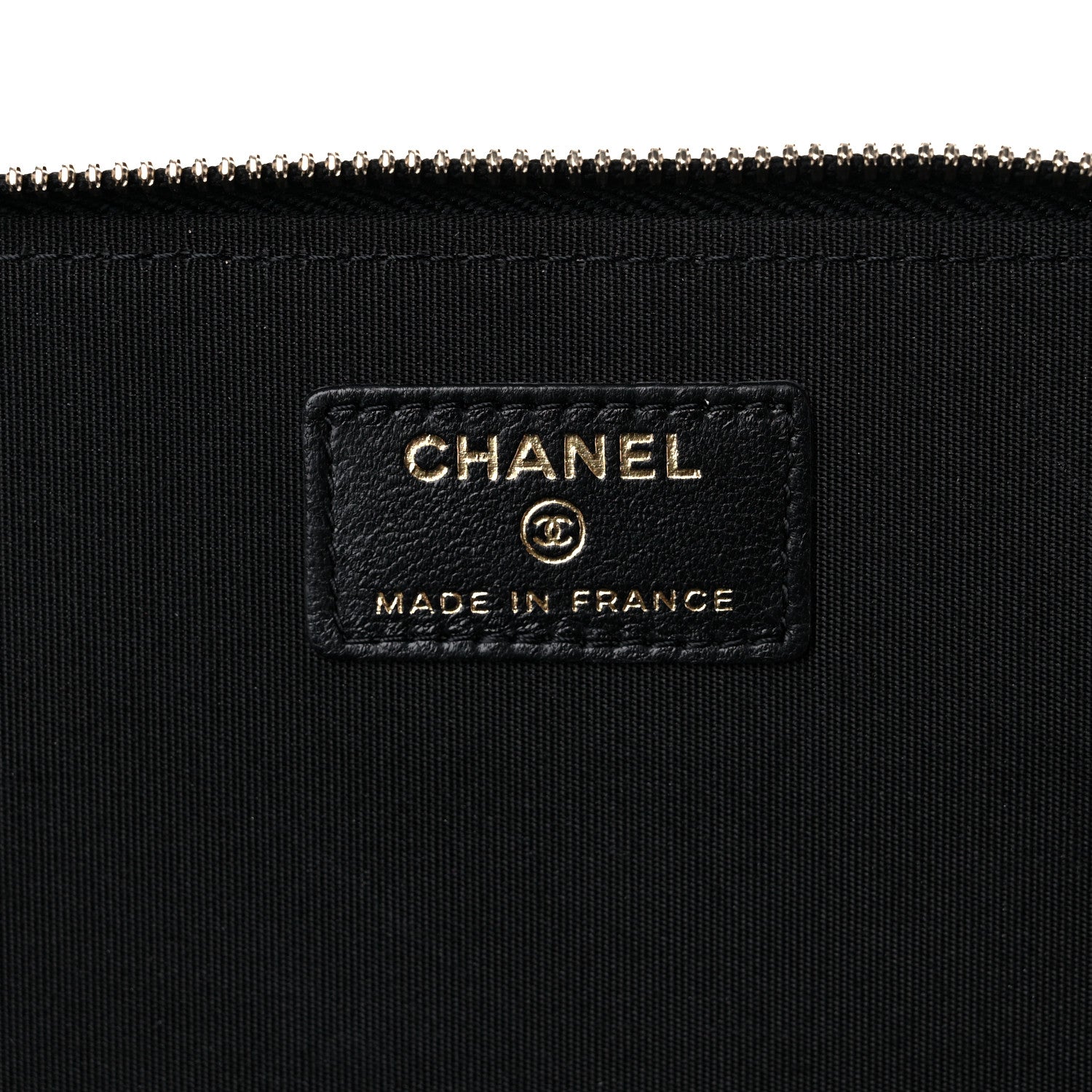 Chanel Lambskin Quilted Small Top Handle Vanity Case With Chain Black 6 of 11