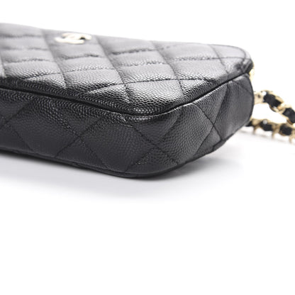 Chanel Caviar Quilted Small Clutch With Chain Black 12 of 13