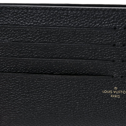 Louis Vuitton Calfskin Felicie Chain Wallet Card Holder Insert Black 7 of 7