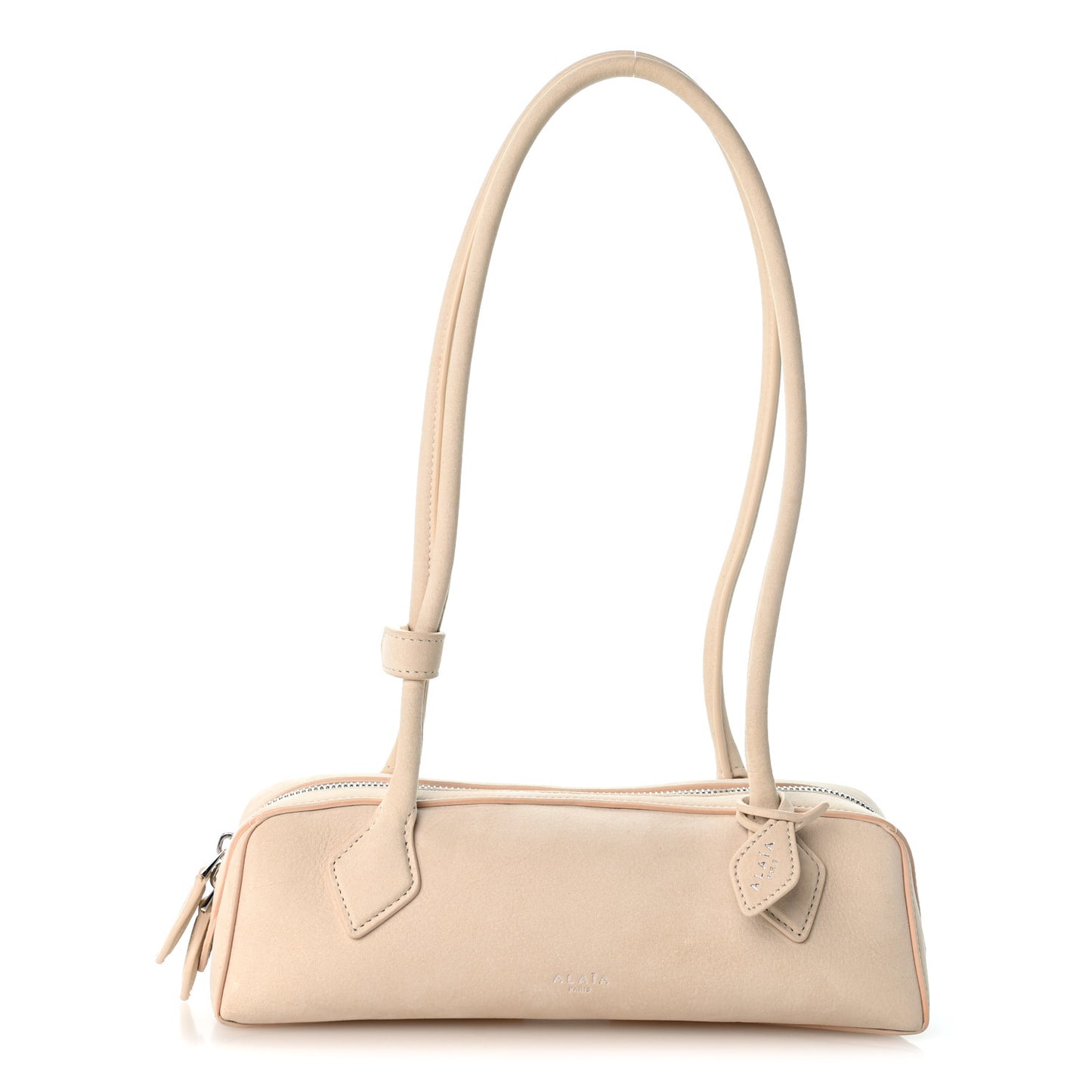 Nubuck Small Le Teckel Bag Craie