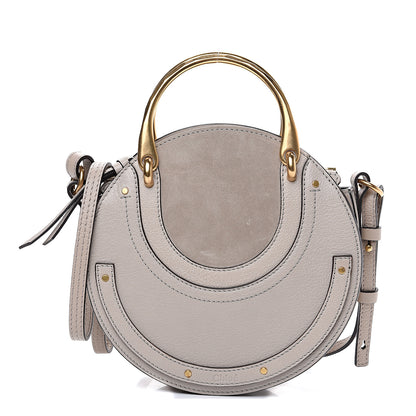 Chloe Calfskin Suede Small Pixie Bag Motty Grey 1 of 9
