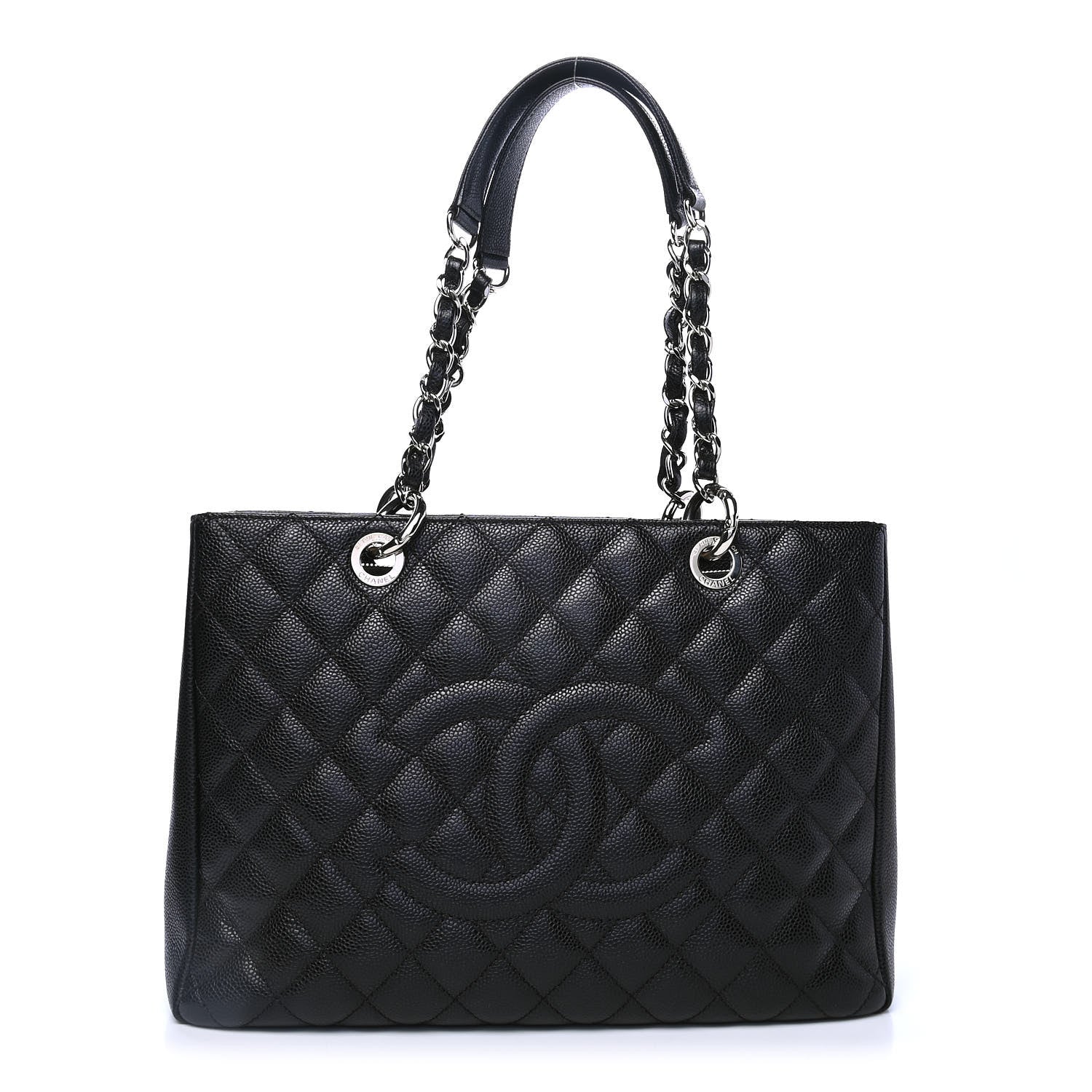 Chanel Caviar Quilted Grand Shopping Tote GST Black 1 of 4