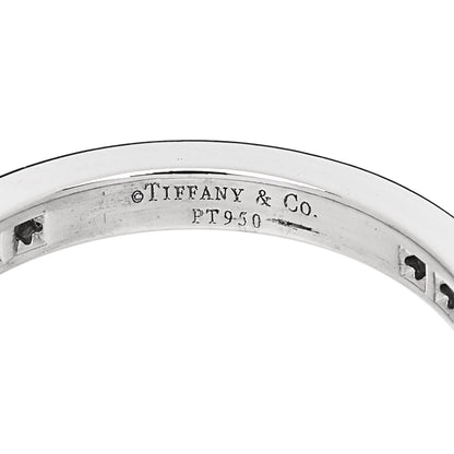 Tiffany Platinum Diamond .50ctw 2mm Eternity Band Ring 53/6.5 4 of 4