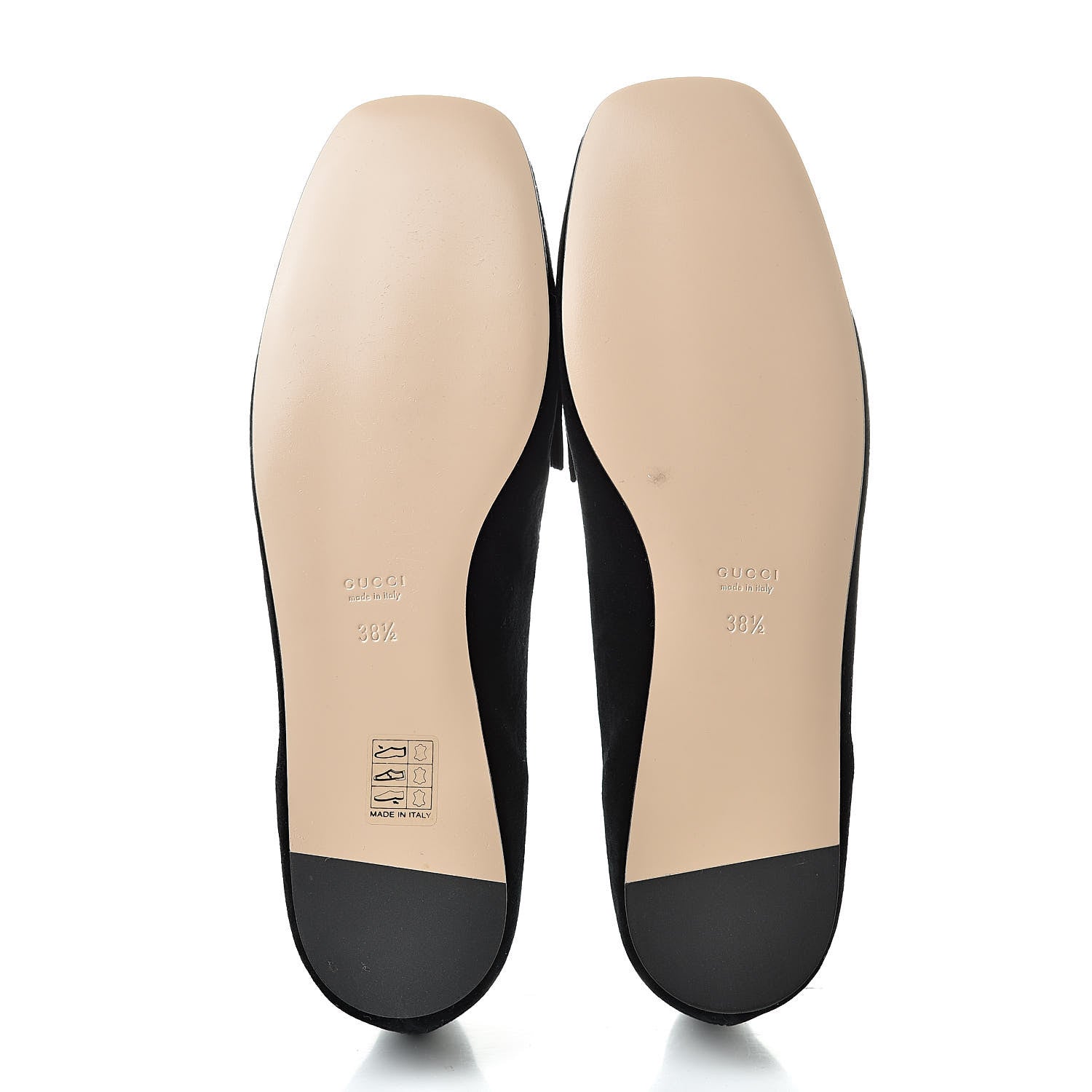 Gucci Velvet Etoile Pearl Embellished Loafers 38.5 Black 6 of 11