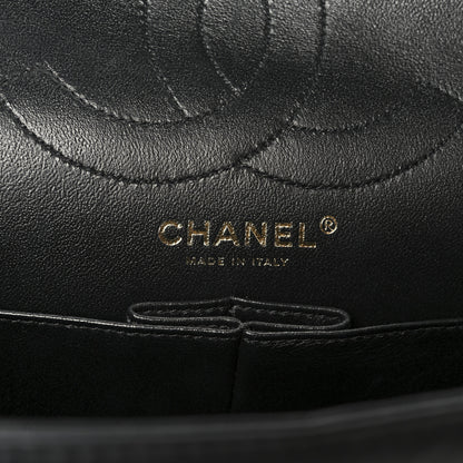Chanel Aged Calfskin Quilted 2.55 Reissue 226 Flap Beige Black 6 of 10