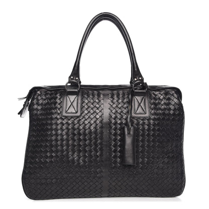 Bottega Veneta Nappa Intrecciato Briefcase Black 1 of 8