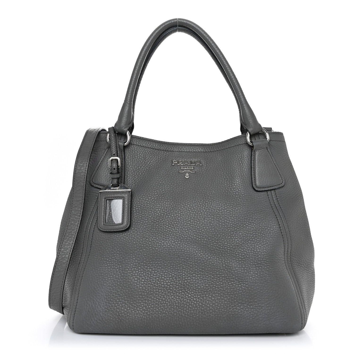 Prada Vitello Daino Tote Marmo 1 of 13