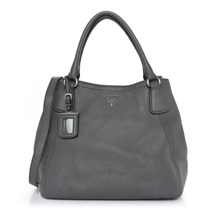 Prada Vitello Daino Tote Marmo 1 of 13