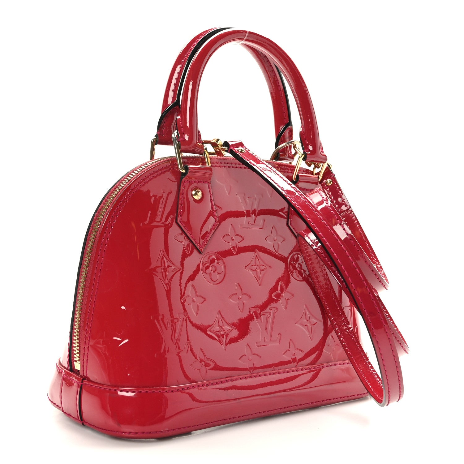 Louis Vuitton Vernis Alma BB Rose Indien 3 of 8