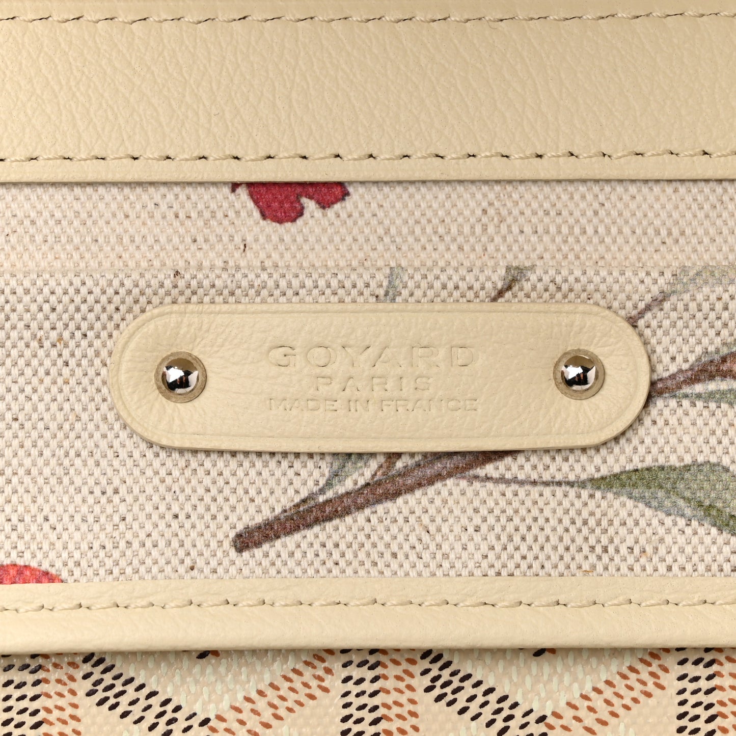 Goyardine Le Jardin Saigon Tote White