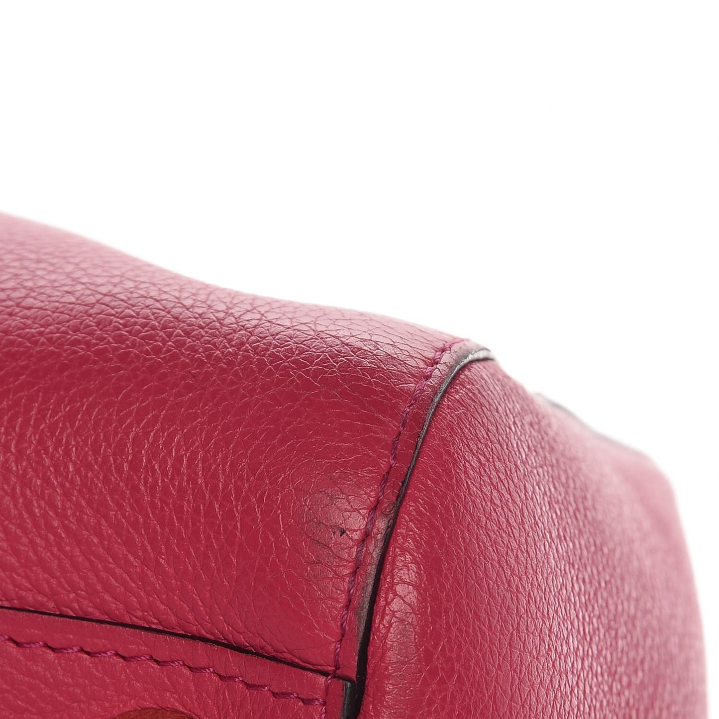 Grained Calfskin GM Brillant Satchel Fuchsia