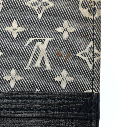 Louis Vuitton Mini Lin Wallet Navy 8 of 10