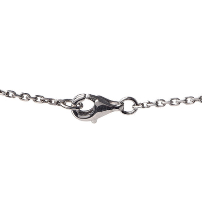 Chanel 18K White Gold Diamond Small Camelia Pendant Necklace 8 of 10