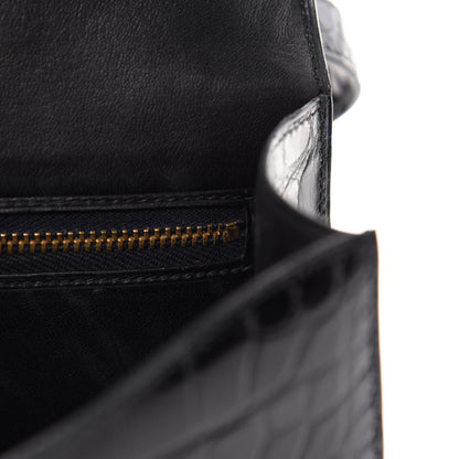 Hermes Shiny Alligator Constance 23 Black 21 of 25