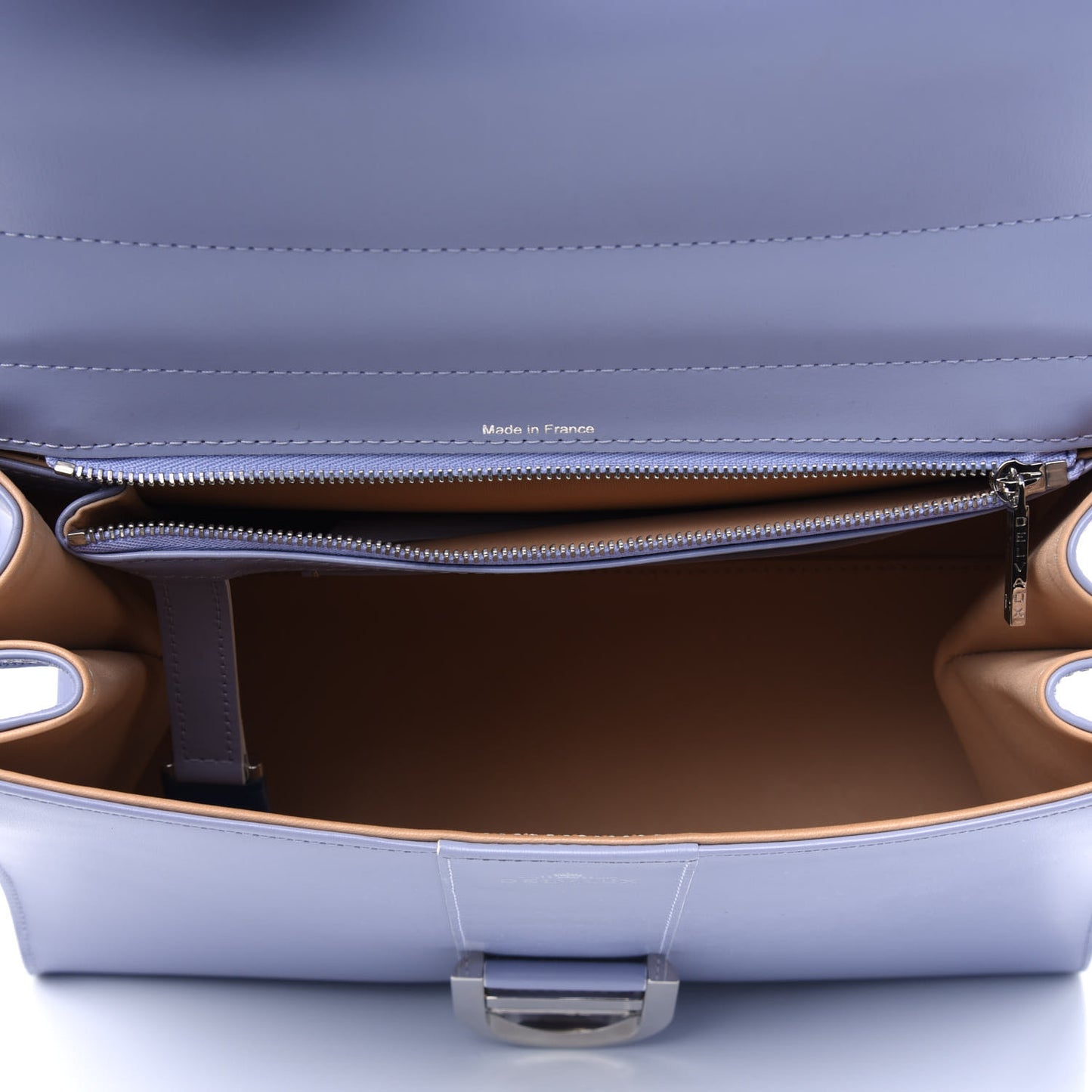 Box Calfskin MM Brillant Satchel Lilac