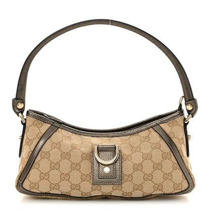 Gucci Monogram D Ring Abbey Pochette Pewter 1 of 11