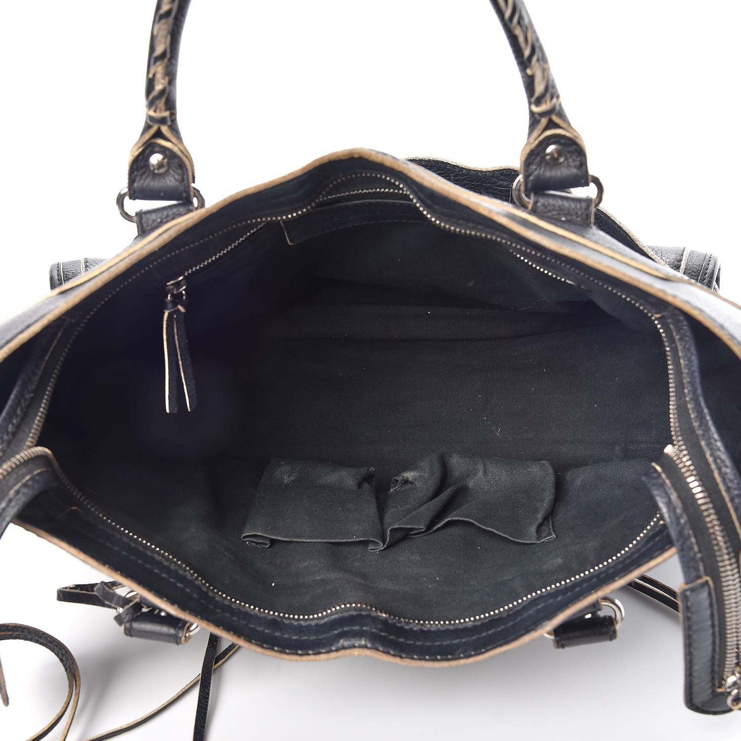 Balenciaga Supple Grained Calfskin Classic Silver Hardware Highlight City Black 9 of 28