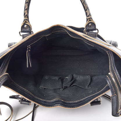 Balenciaga Supple Grained Calfskin Classic Silver Hardware Highlight City Black 9 of 28