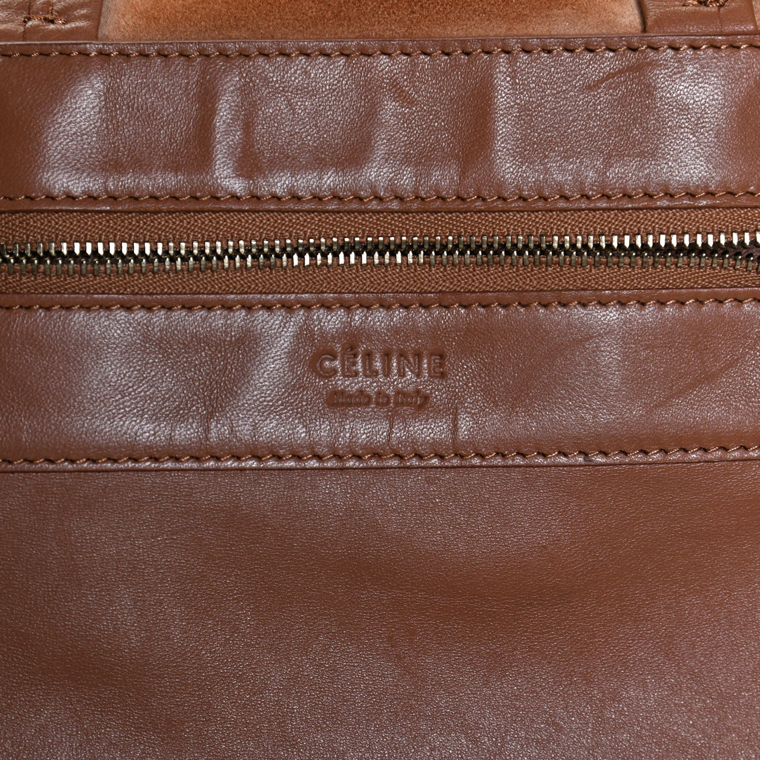 Celine Lambskin Vertical Cabas Tan 6 of 15
