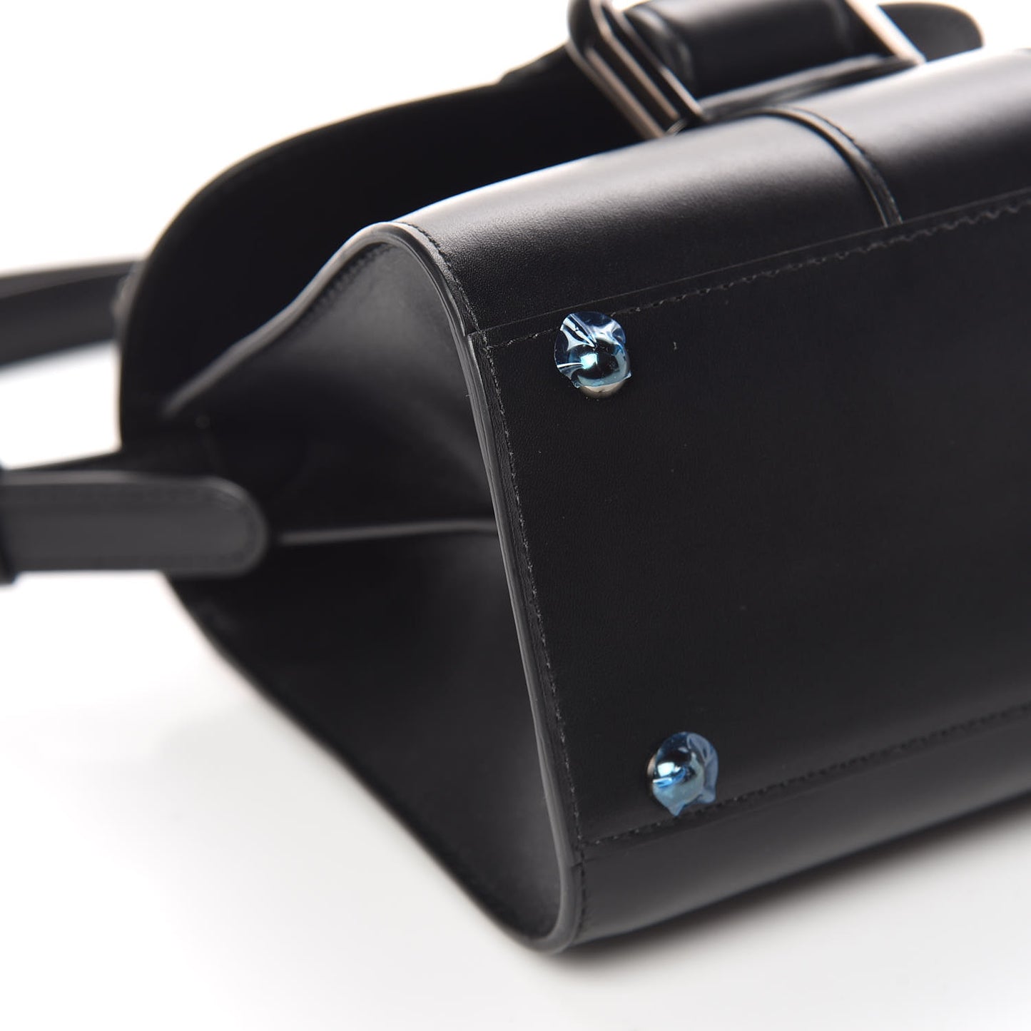 Box Calfskin Mini Brillant Satchel Black