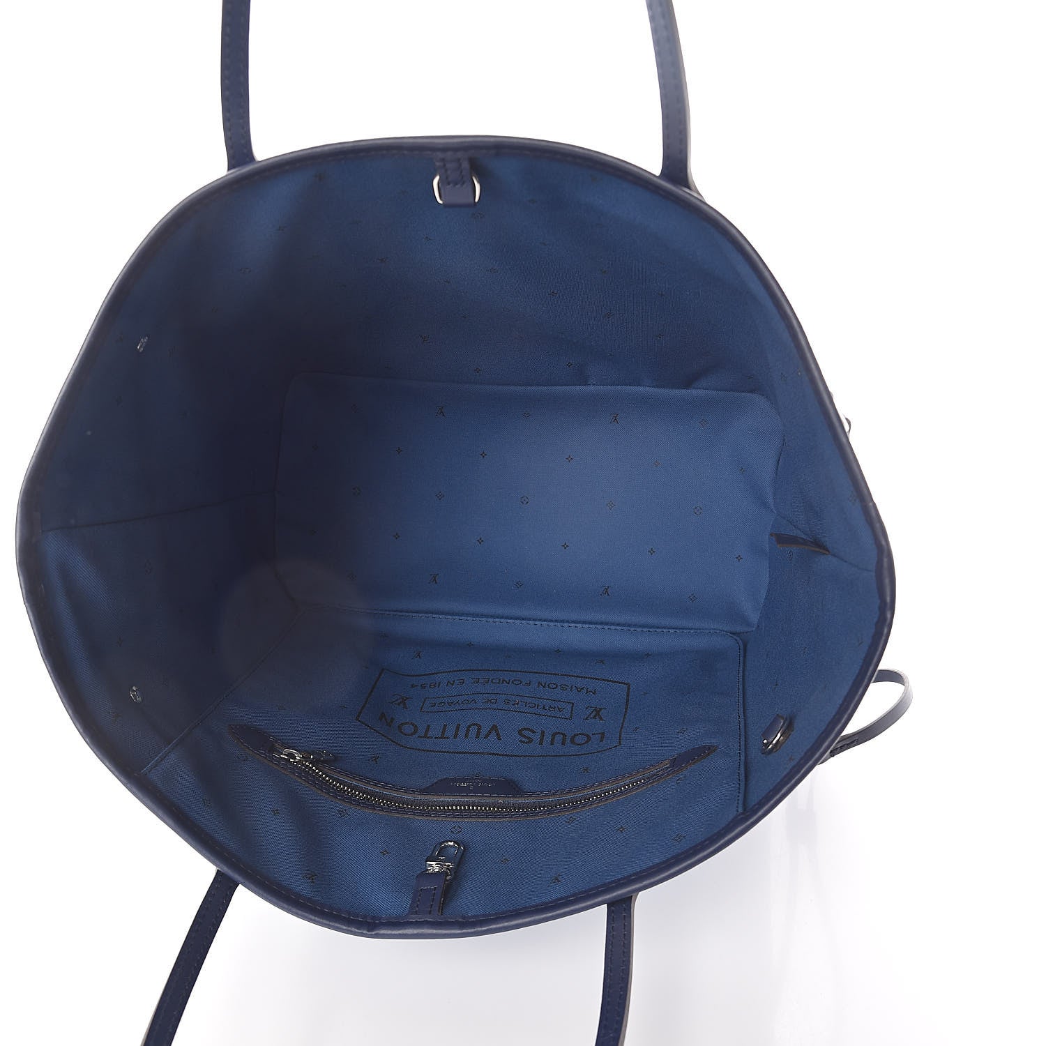 Louis Vuitton Monogram Escale Neverfull MM Blue 5 of 10