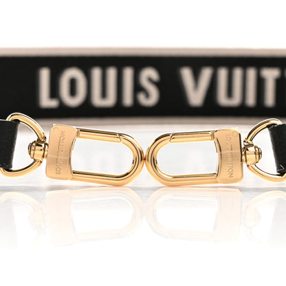 Louis Vuitton Jacquard Diane Shoulder Strap Black Ivory 3 of 5