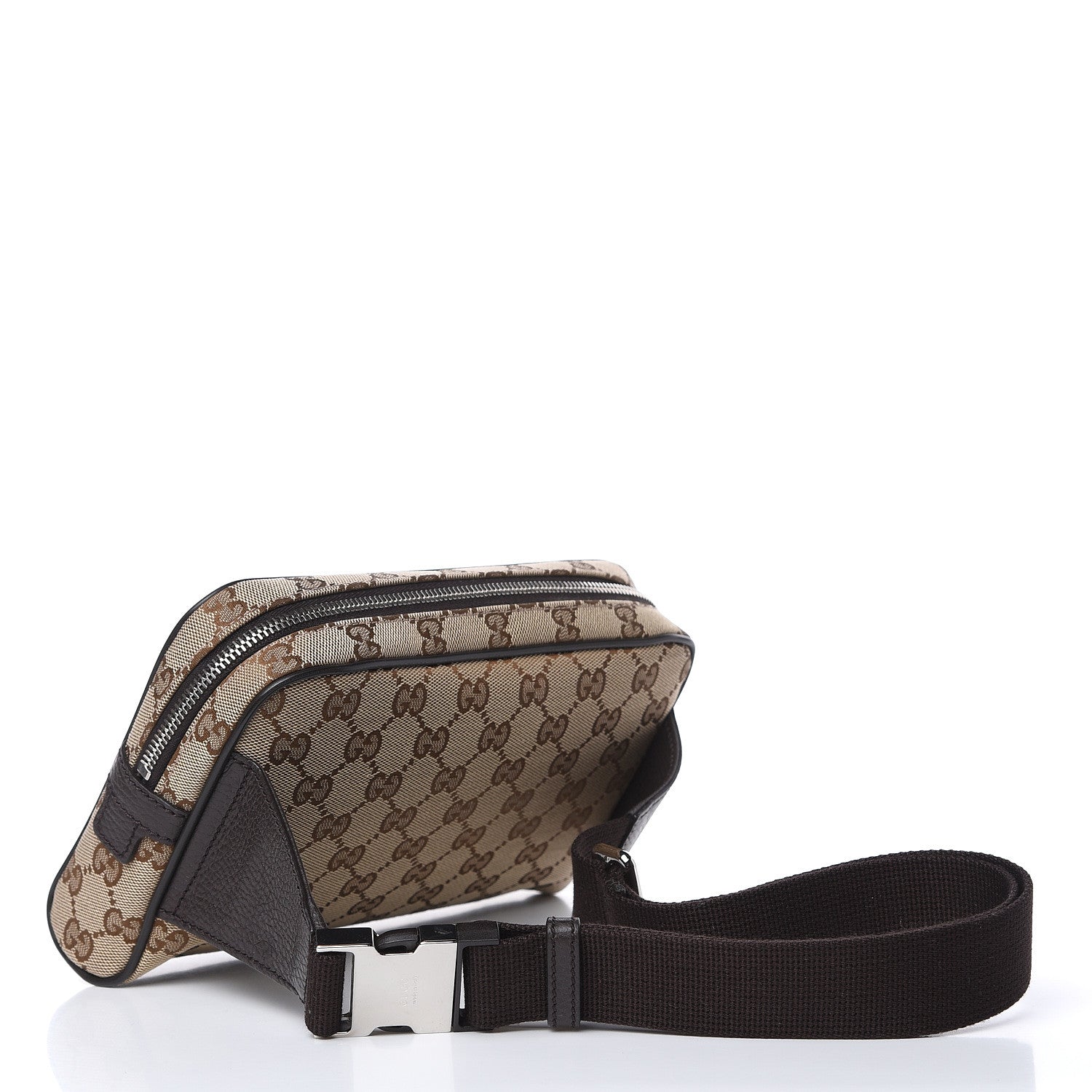 Gucci Monogram Belt Bag Dark Brown 3 of 10