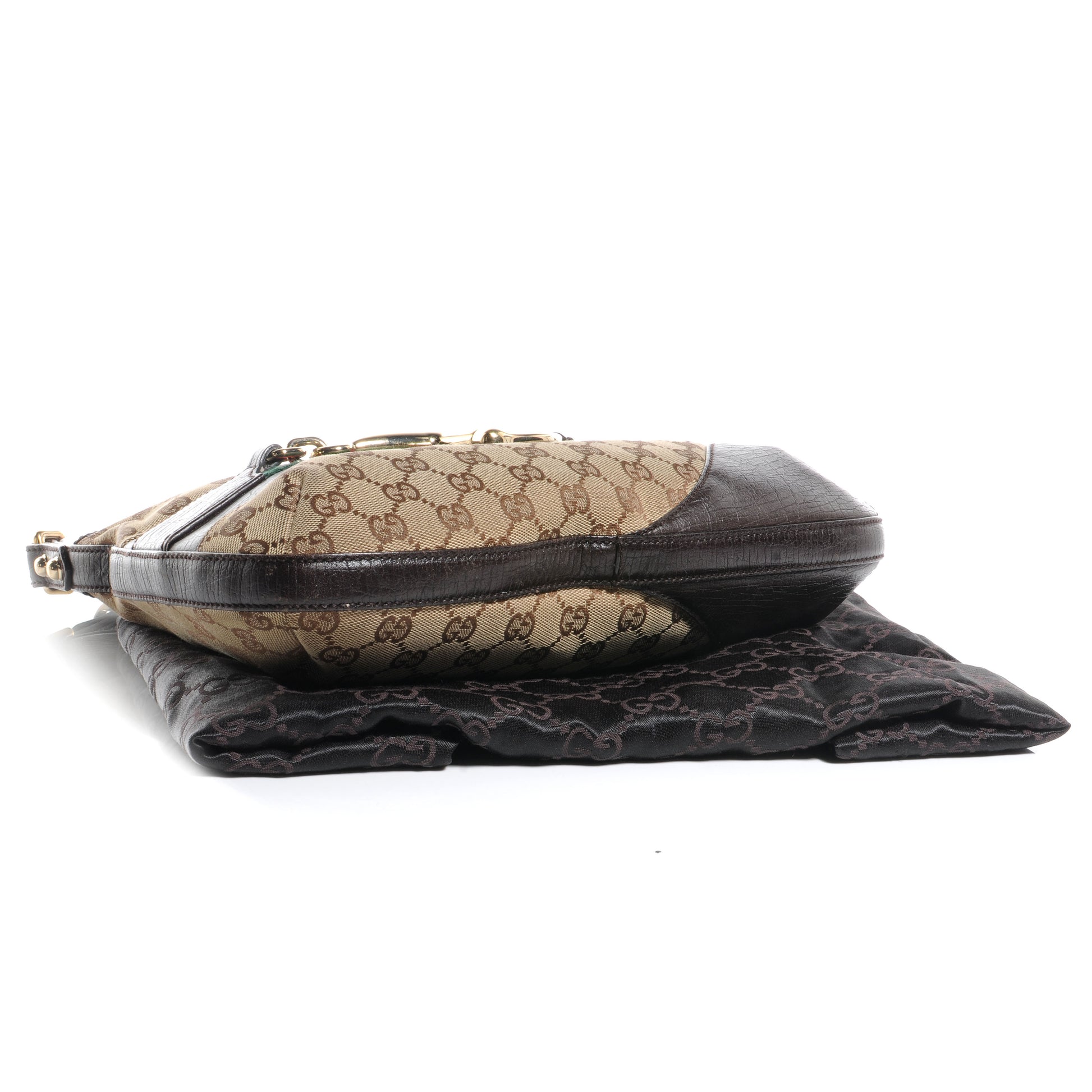 Gucci Monogram Hasler Shoulder Bag Ebony 4 of 7