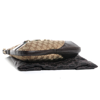 Gucci Monogram Hasler Shoulder Bag Ebony 4 of 7