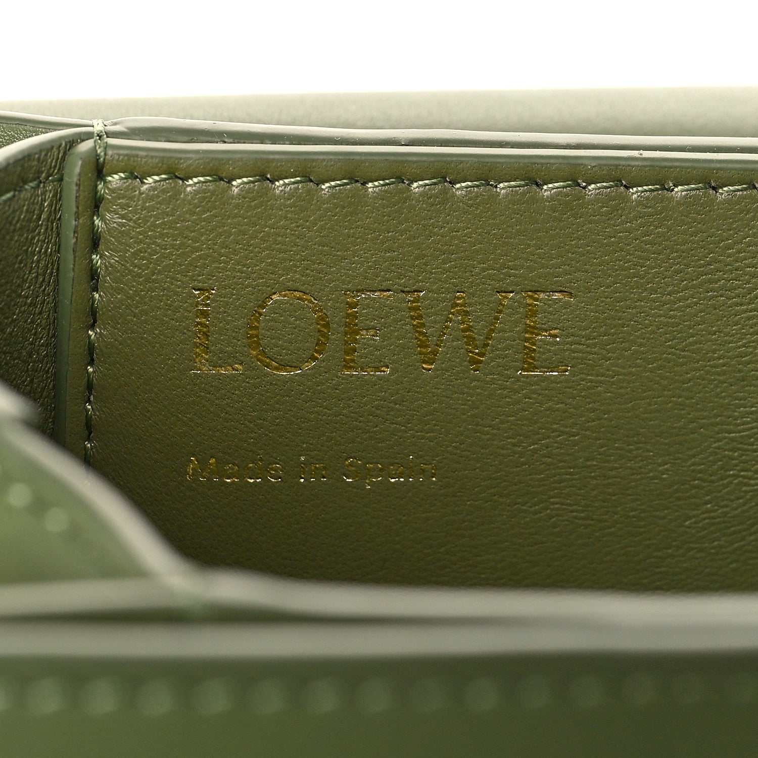 Loewe Jacquard Anagram Calfskin Goya Bag Green Avocado 5 of 9