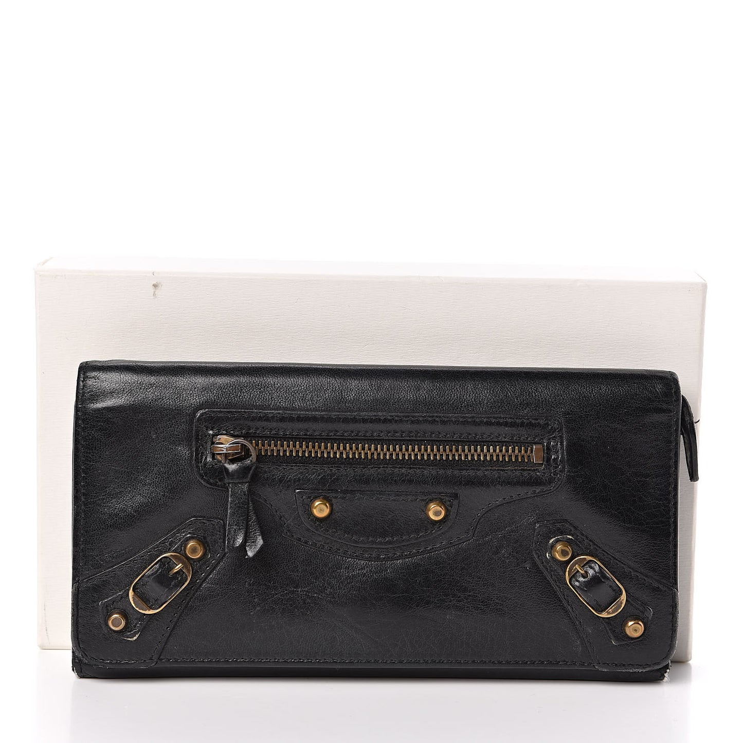 Chevre Classic Hardware Classic Hardware Money Wallet Black