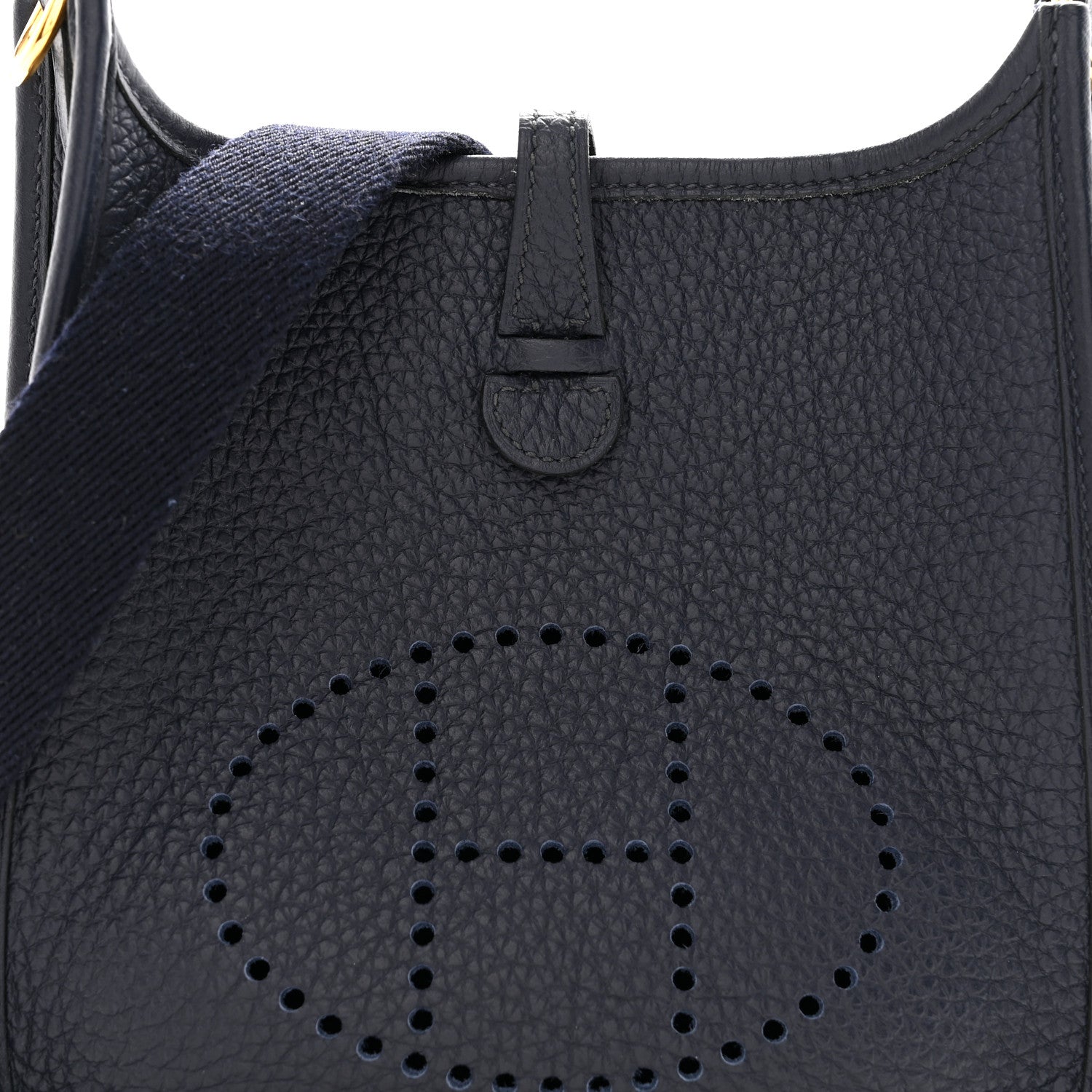 Hermes Taurillon Clemence Evelyne TPM Bleu Nuit 8 of 12