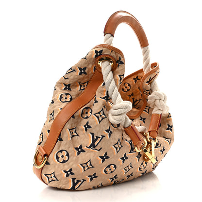 Louis Vuitton Canvas Monogram Cruise Bulles MM Natural 2 of 11