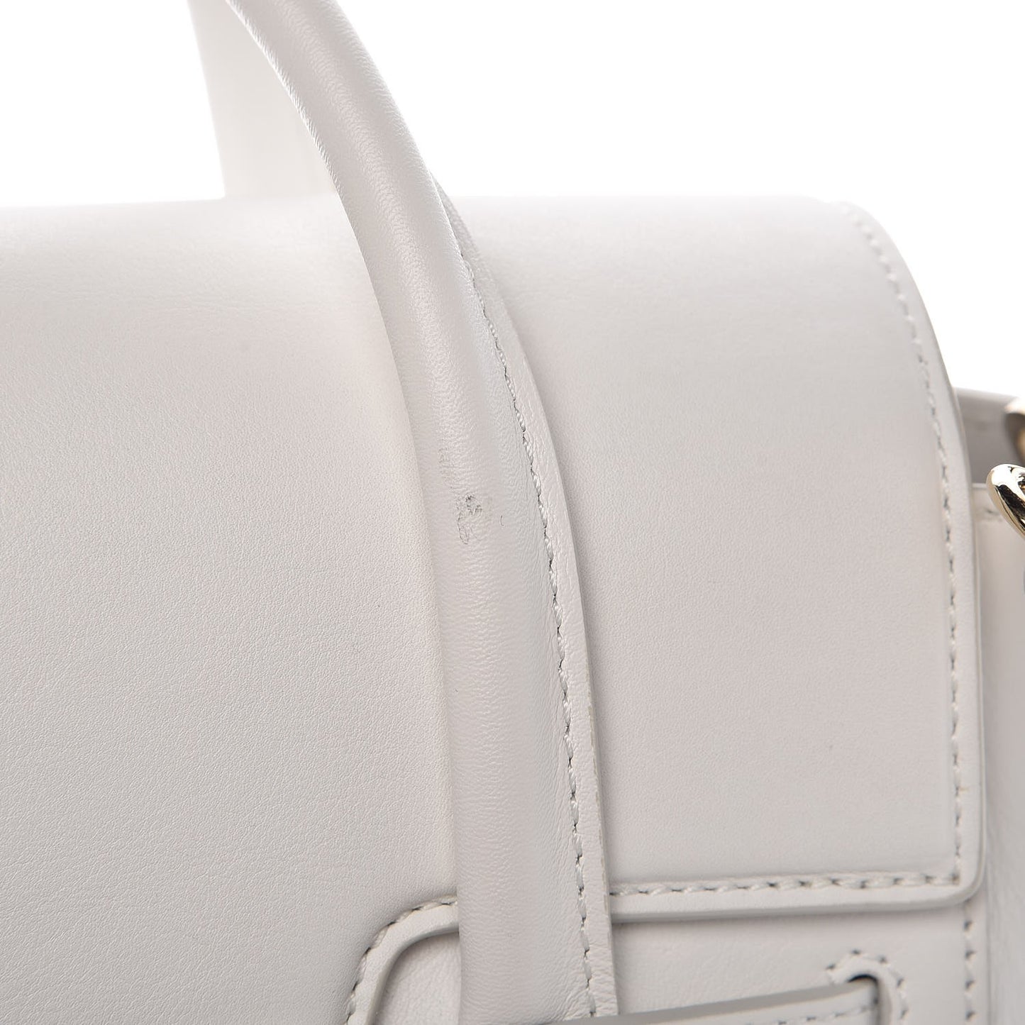 Calfskin Small Signature Bag White
