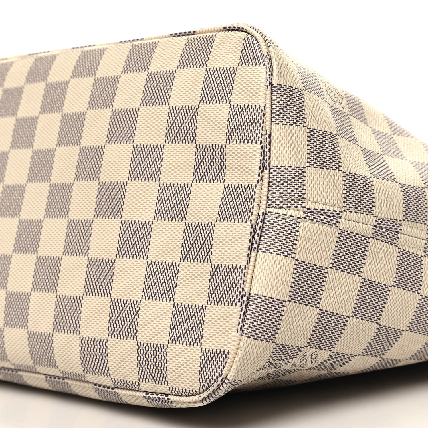 Louis Vuitton Damier Azur Braided Neverfull MM Orange 9 of 9