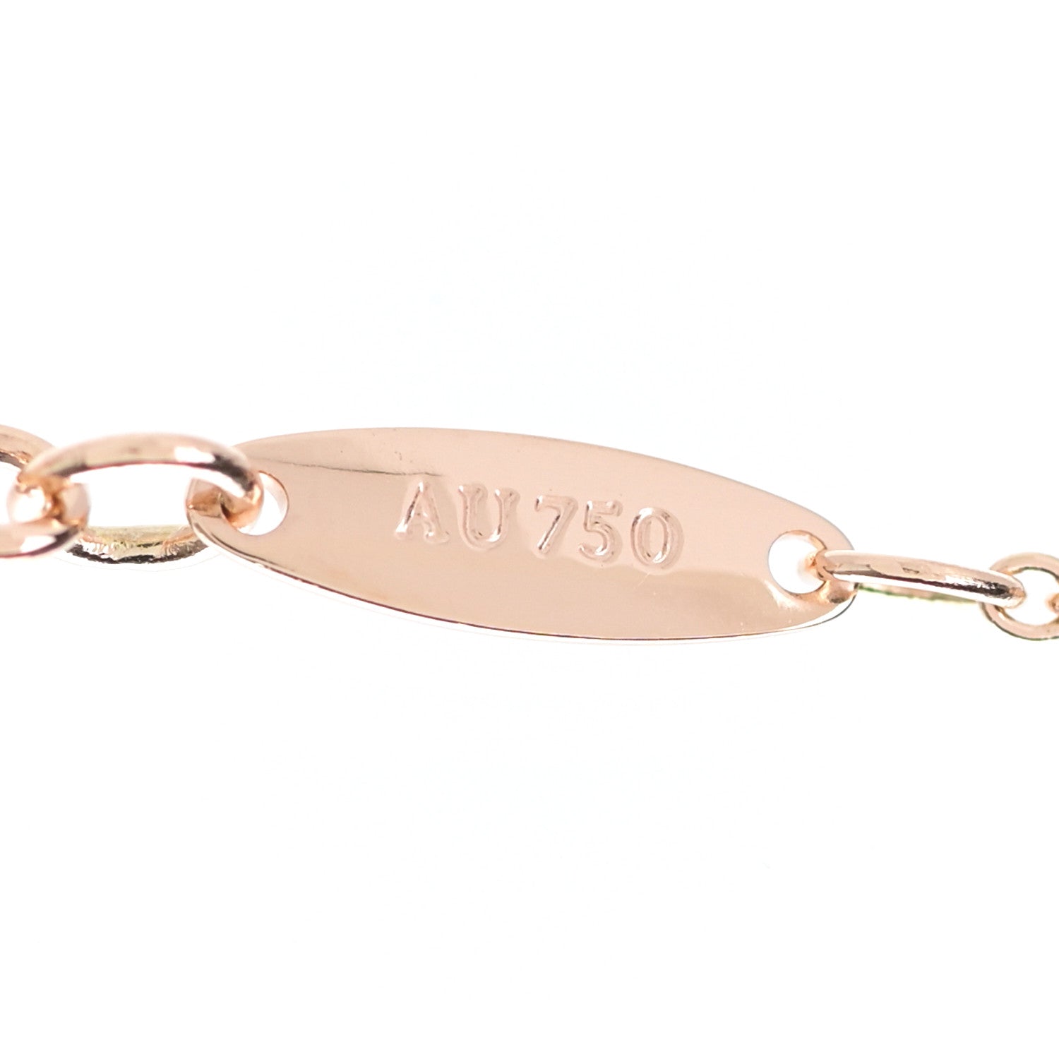 Tiffany 18K Rose Gold 12mm Elsa Peretti Bean Pendant Necklace 6 of 8