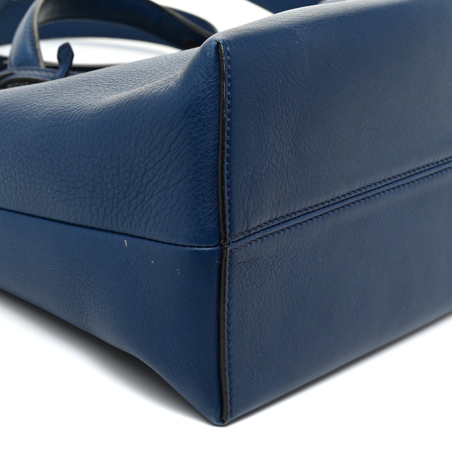 Fendi Vitello Dolce Marmol Large By The Way Boston Bag Blue 9 of 23