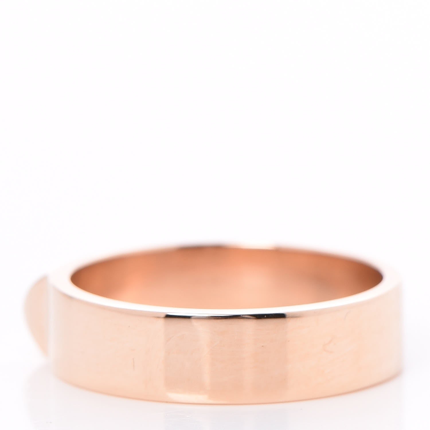Hermes 18K Rose Gold PM Collier De Chien Ring 53 6.25 3 of 6
