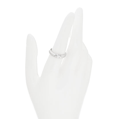 Tiffany Platinum Diamond .20ct Etoile Solitaire Engagement Ring 55 7.25 2 of 6