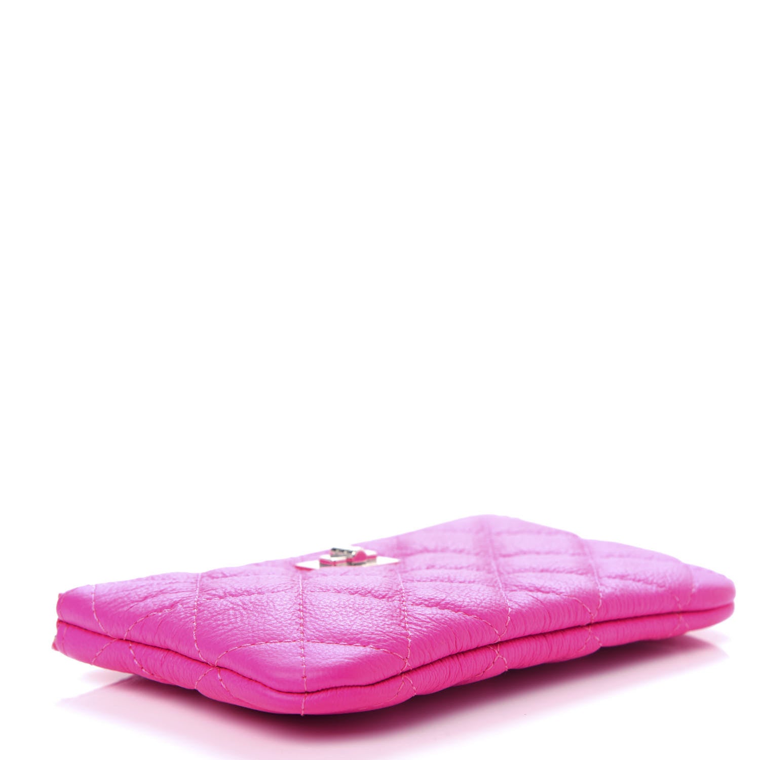 Chanel Goatskin Quilted Small Reissue Cosmetic Case Pink 4 of 8