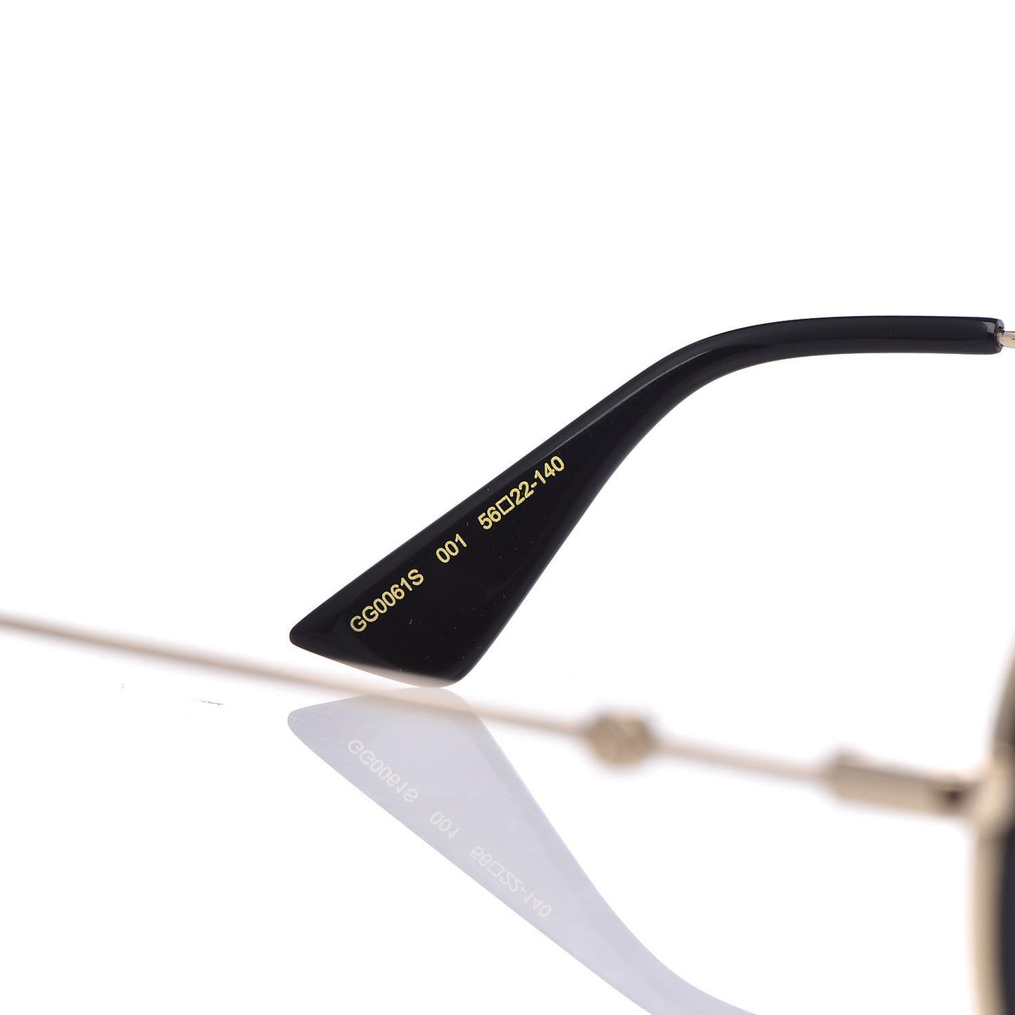 Round Frame Sunglasses GG0061S Black