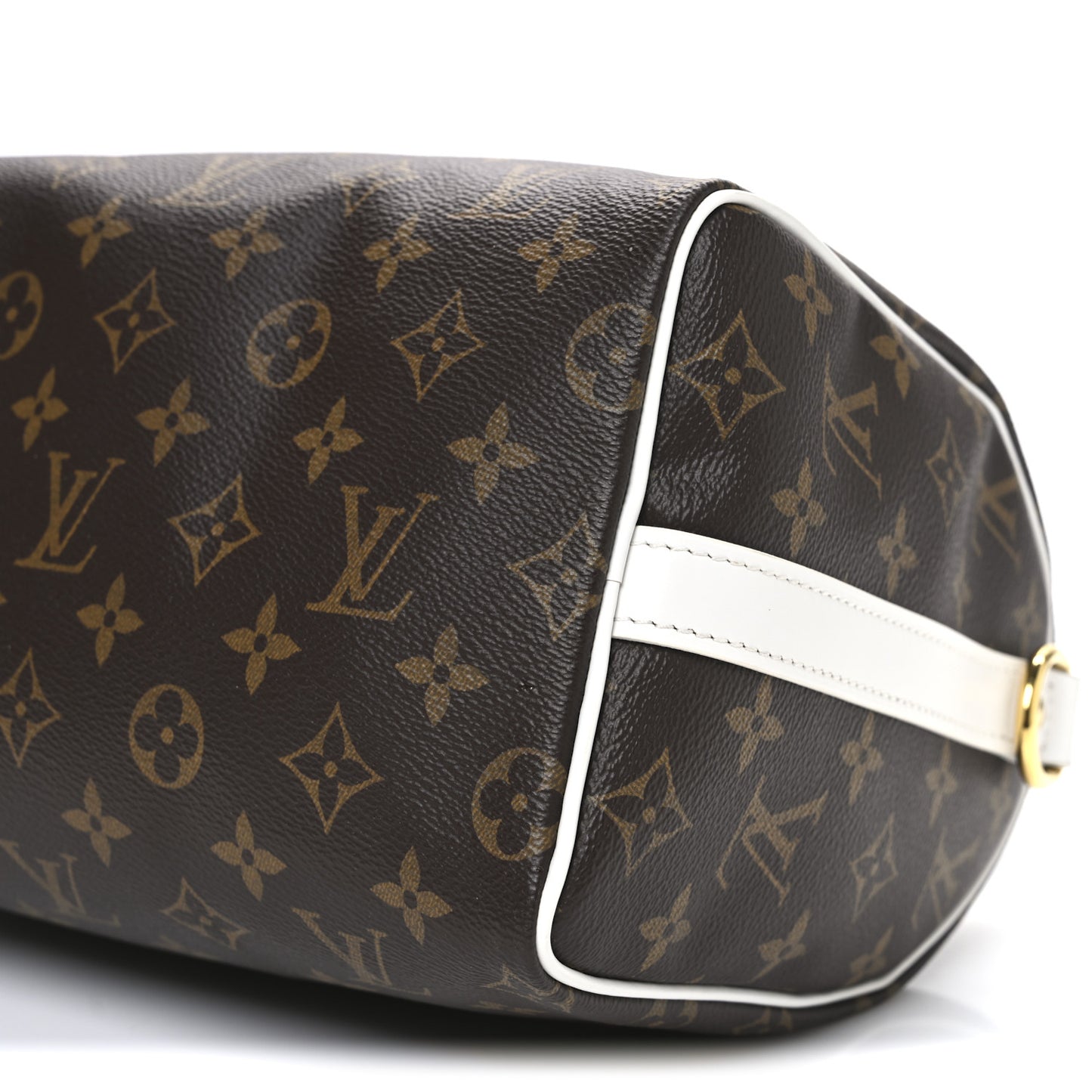 Monogram LV Match Speedy Bandouliere 25 White