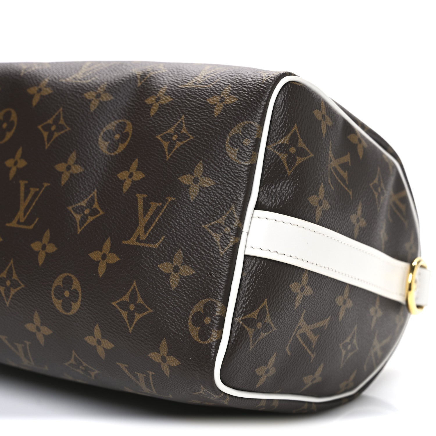 Louis Vuitton Monogram LV Match Speedy Bandouliere 25 White 9 of 11