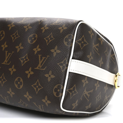 Louis Vuitton Monogram LV Match Speedy Bandouliere 25 White 9 of 11