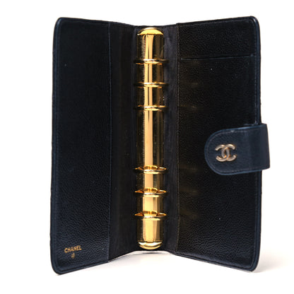 Chanel Caviar Stitched Agenda Cover Black 5 of 8