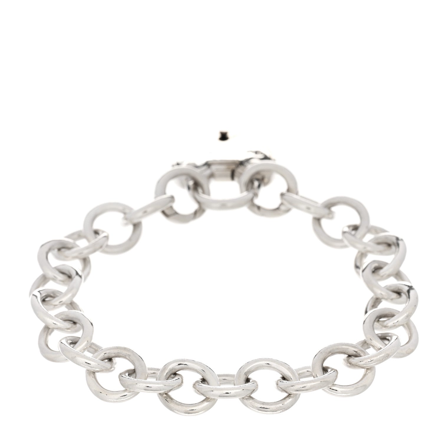 Tiffany Sterling Silver Heart Lock Bracelet 2 of 3