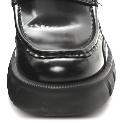 Gucci Magnum Calfskin Nappa Samoa Womens Horsebit Platform Chunky Lug Sole 40mm Loafers 40 Black 11 of 11