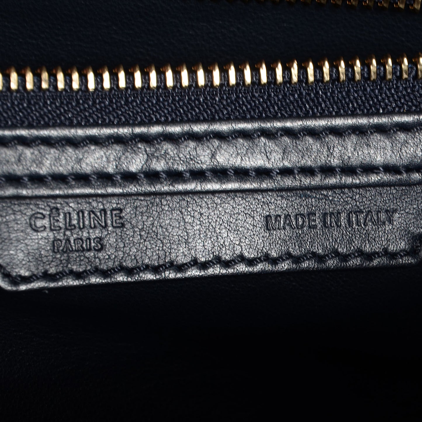 Smooth Calfskin Mini Luggage Navy