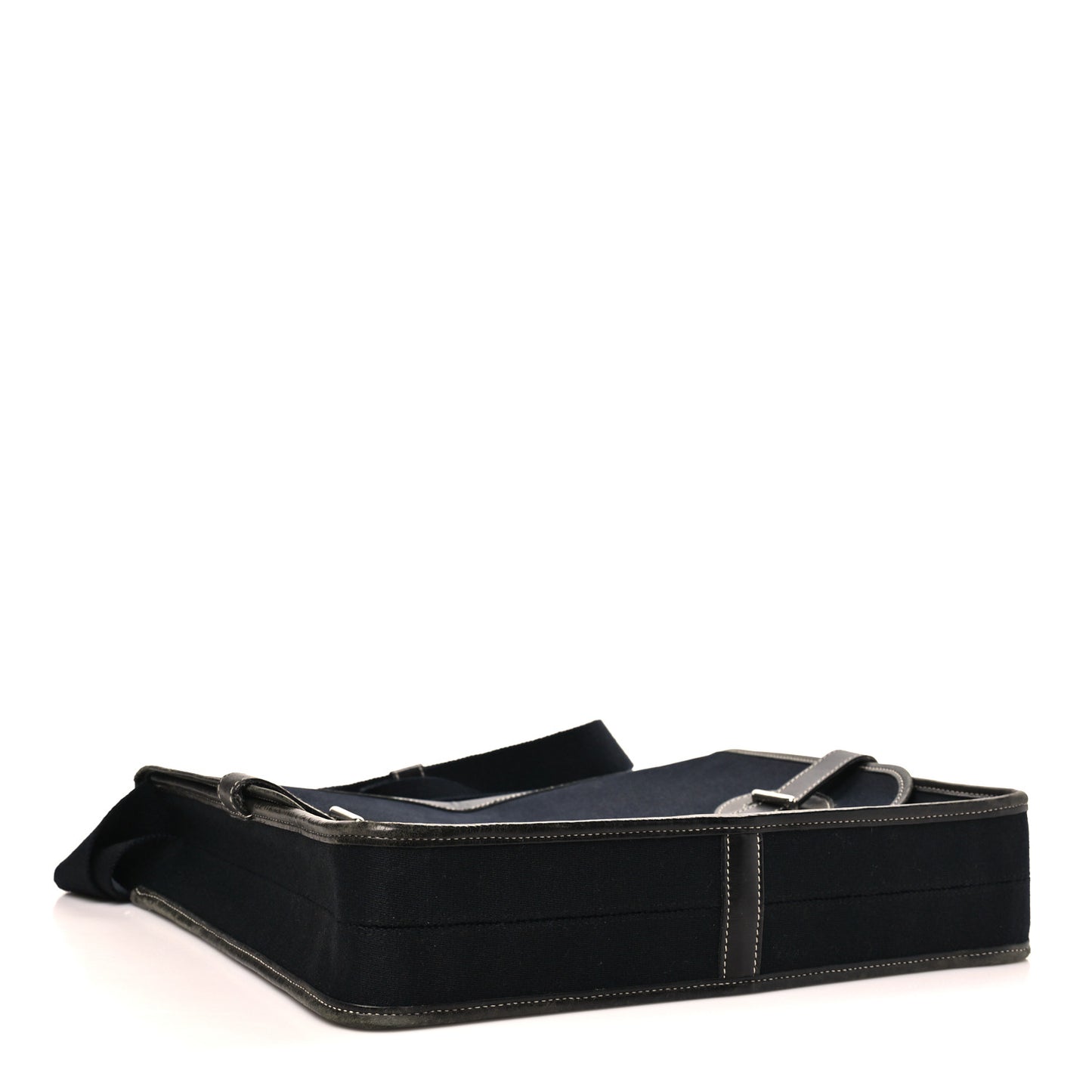 Toile Officier Buenaventura Messenger Bag Black